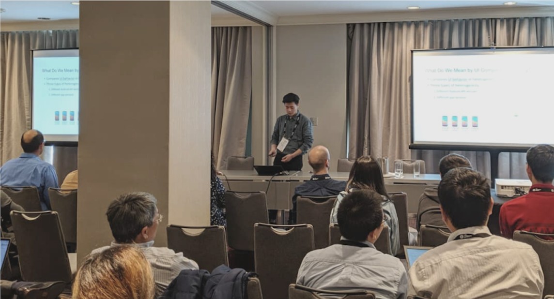 Presenting Mimic at a conference